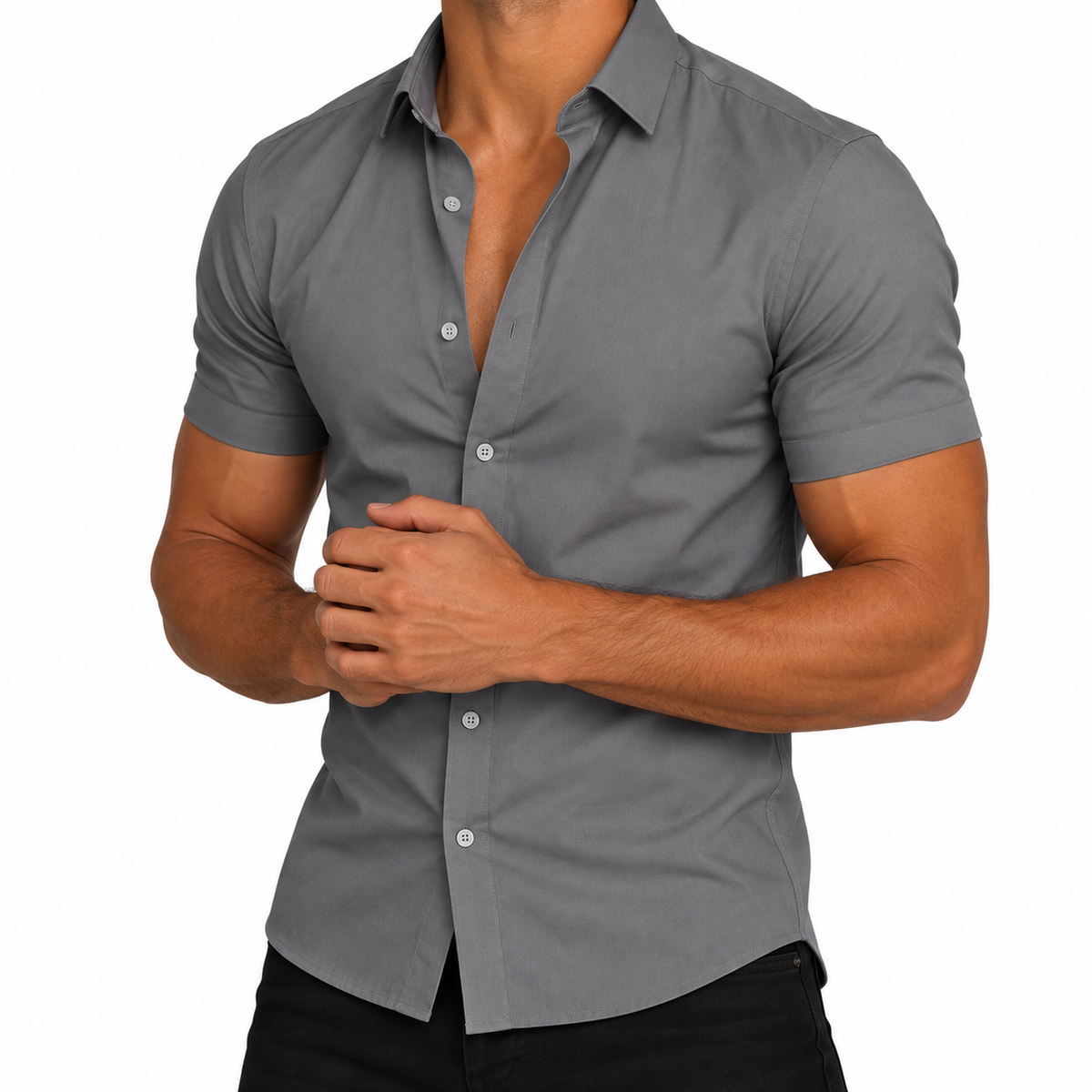 Casual slim-fit shirt