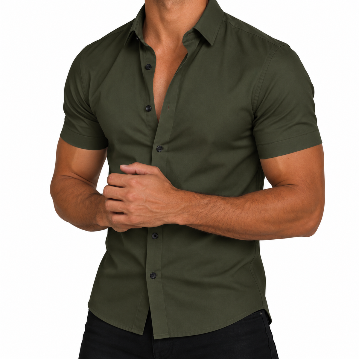 Casual slim-fit shirt