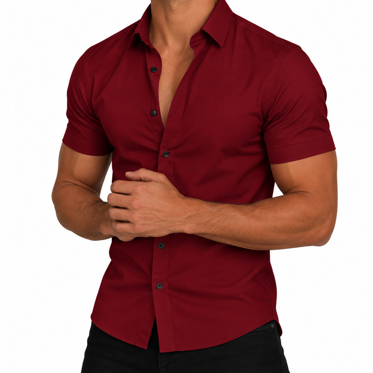 Casual slim-fit shirt